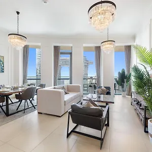 Stylish 2Br In Downtown Dubai With Sea And City Views دبي